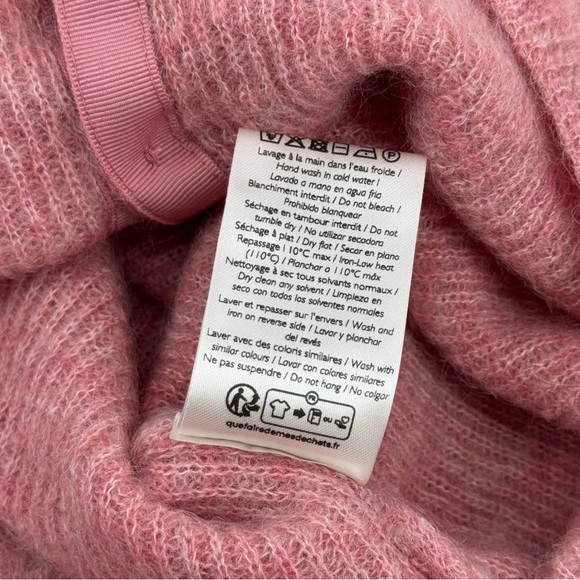 Sezane Gaspard Cardigan Rosewood Pink Medium - Picture 7 of 8